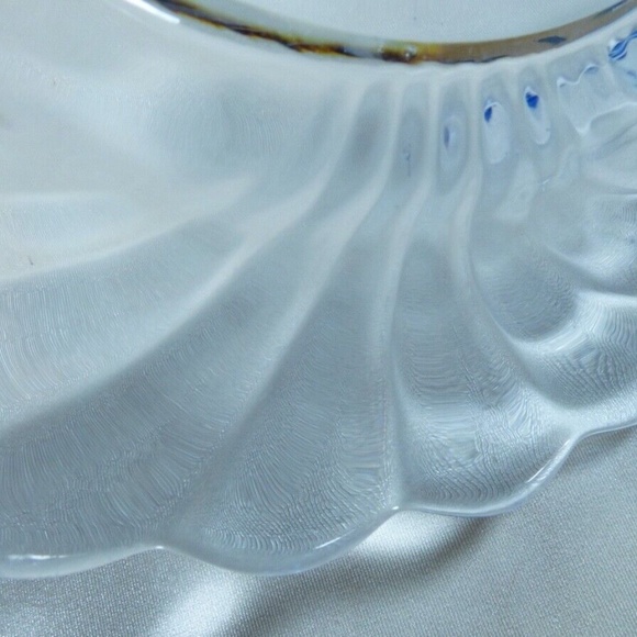 VTG Caprice Cambridge Crystal Blue Pattern Salad Luncheon Plate 8.5" - Picture 7 of 9